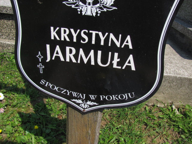 Krystyna Jarmuła Tarnów Gmina - Grobonet - Wyszukiwarka osób pochowanych