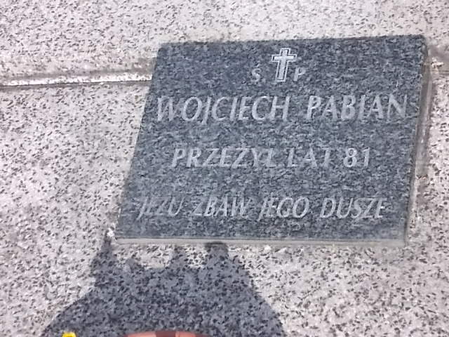 Wojciech Pabian Tarnów Gmina - Grobonet - Wyszukiwarka osób pochowanych