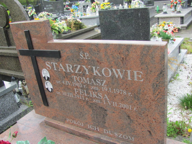 Tomasz Starzyk 1903 Tarnów Gmina - Grobonet - Wyszukiwarka osób pochowanych